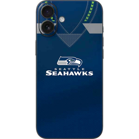 NFL Seattle Seahawks Team Jersey iPhone 16 Plus Skin