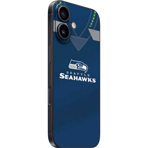 NFL Seattle Seahawks Team Jersey iPhone 16 Plus Skin