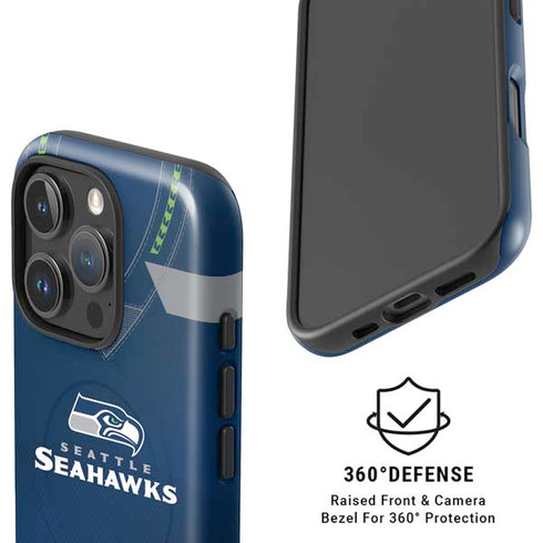NFL Seattle Seahawks Team Jersey iPhone 16 Pro Max Magsafe Impact Case