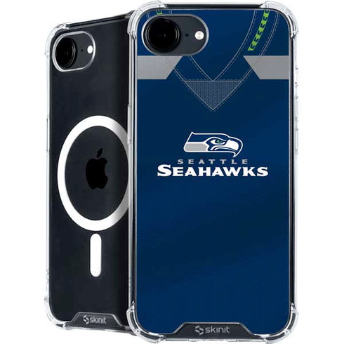 NFL Seattle Seahawks Team Jersey iPhone 16e MagSafe Case