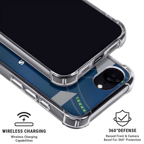 NFL Seattle Seahawks Team Jersey iPhone 16e MagSafe Case