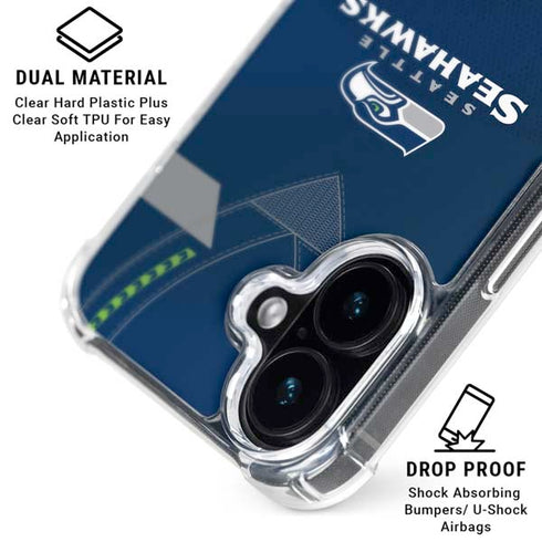 NFL Seattle Seahawks Team Jersey iPhone 17 MagSafe Case