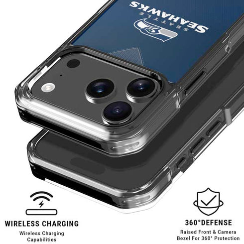 NFL Seattle Seahawks Team Jersey iPhone 18 Pro Clear Case