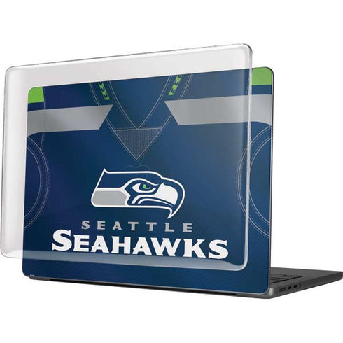 NFL Seattle Seahawks Team Jersey MacBook Pro 14in (2021-24) Case plus Skin