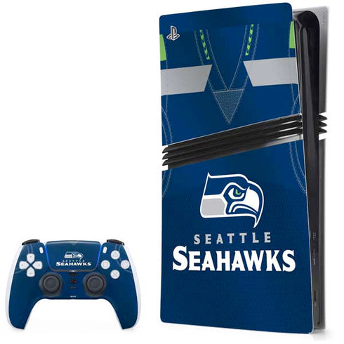 NFL Seattle Seahawks Team Jersey PlayStation PS5 Skins