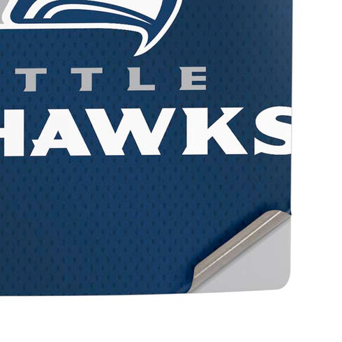 NFL Seattle Seahawks Team Jersey PS5 Pro Disk Console Skin