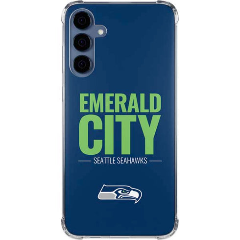 NFL Seattle Seahawks Team Motto Galaxy A35 5G Clear Case