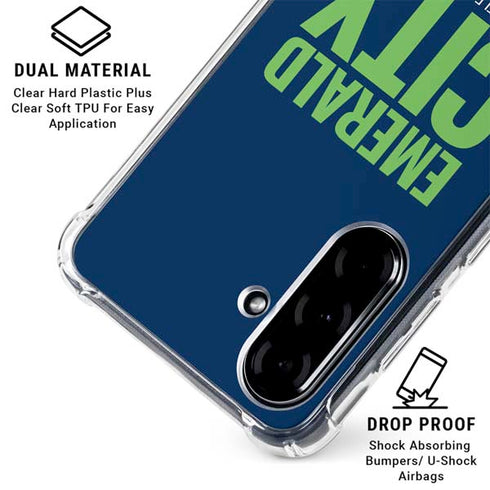 NFL Seattle Seahawks Team Motto Galaxy A36 5G Clear Case