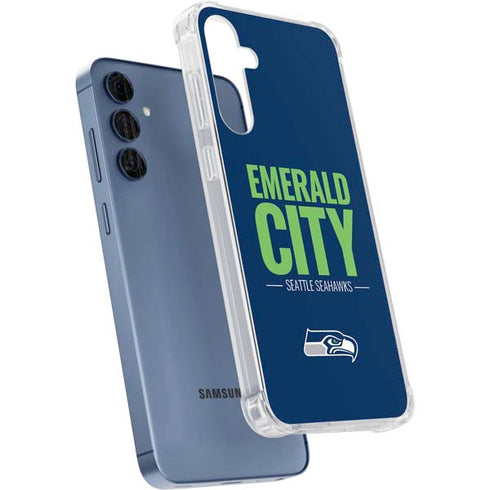 NFL Seattle Seahawks Team Motto Galaxy A55 5G Clear Case