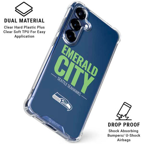 NFL Seattle Seahawks Team Motto Galaxy S25 Plus Clear Case