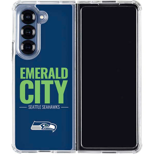 NFL Seattle Seahawks Team Motto Galaxy Z Fold6 Clear Case