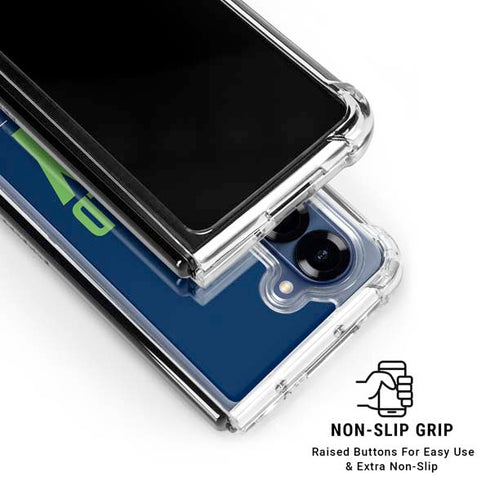 NFL Seattle Seahawks Team Motto Galaxy Z Fold6 Clear Case