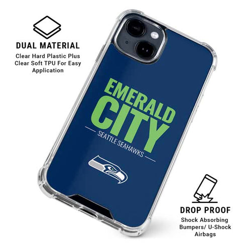 NFL Seattle Seahawks Team Motto iPhone 15 Clear Case