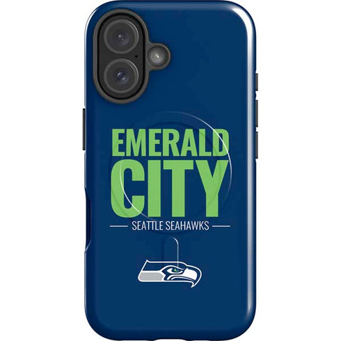 NFL Seattle Seahawks Team Motto iPhone 16 Magsafe Impact Case
