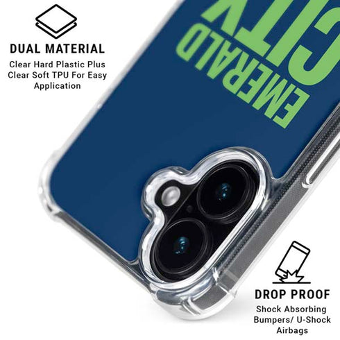 NFL Seattle Seahawks Team Motto iPhone 16 Plus Clear Case