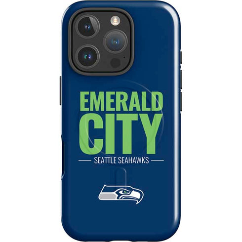 NFL Seattle Seahawks Team Motto iPhone 16 Pro Magsafe Impact Case