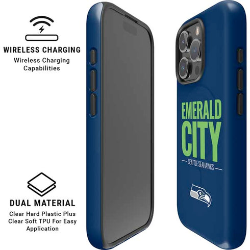 NFL Seattle Seahawks Team Motto iPhone 16 Pro Max Magsafe Impact Case