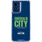 NFL Seattle Seahawks Team Motto Moto G 5G (2024) Clear Case
