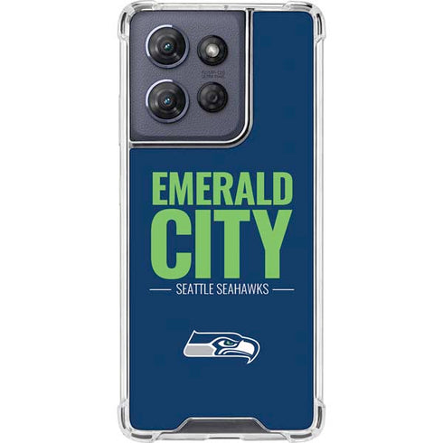 NFL Seattle Seahawks Team Motto Moto G Power 5G (2025) Clear Case
