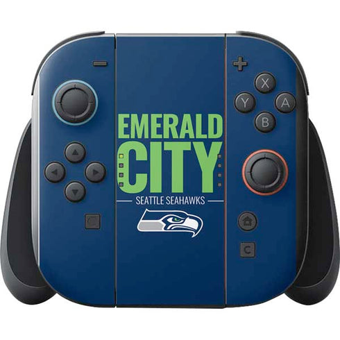 NFL Seattle Seahawks Team Motto Nintendo Switch 2 (2025) with Joy-Con Skin