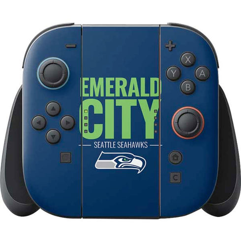 NFL Seattle Seahawks Team Motto Nintendo Switch 2 (2025) Joy-Con Controller Skin