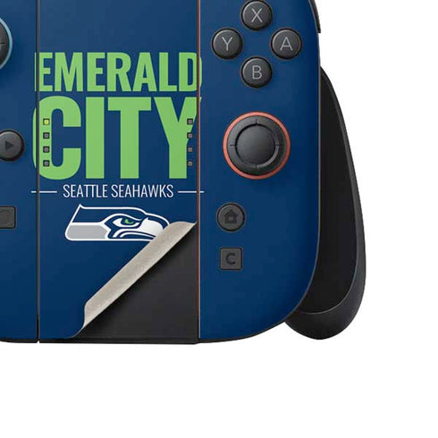 NFL Seattle Seahawks Team Motto Nintendo Switch 2 (2025) Joy-Con Controller Skin
