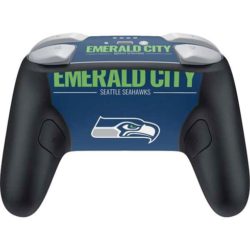 NFL Seattle Seahawks Team Motto Nintendo Switch 2 (2025) Pro Controller Skin