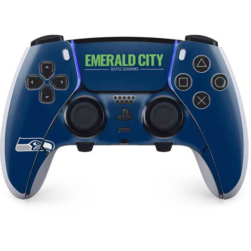 NFL Seattle Seahawks Team Motto PS5 DualSense Edge Pro Controller Skin