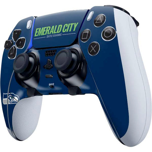 NFL Seattle Seahawks Team Motto PS5 DualSense Edge Pro Controller Skin