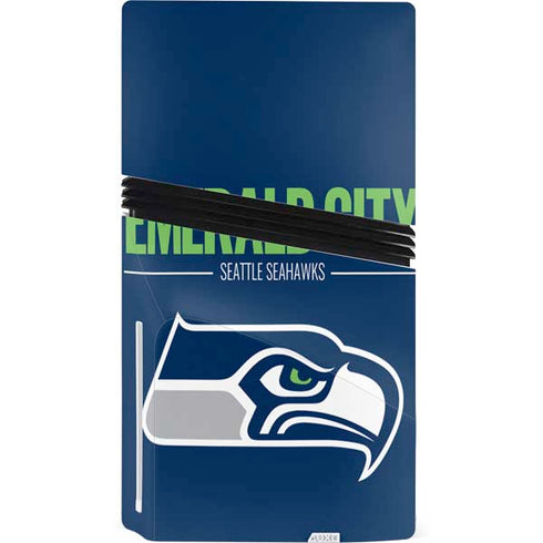 NFL Seattle Seahawks Team Motto PS5 Pro Disk Console Skin