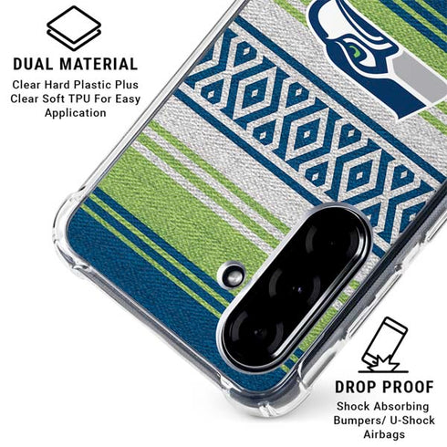 NFL Seattle Seahawks Trailblazer Galaxy A36 5G Clear Case