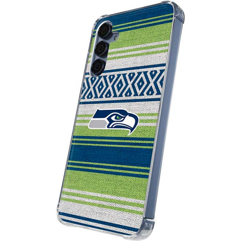 NFL Seattle Seahawks Trailblazer Galaxy A55 5G Clear Case