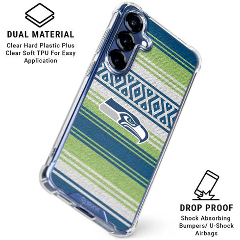 NFL Seattle Seahawks Trailblazer Galaxy S25 Plus Clear Case