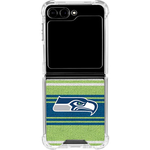 NFL Seattle Seahawks Trailblazer Galaxy Z Flip6 Clear Case
