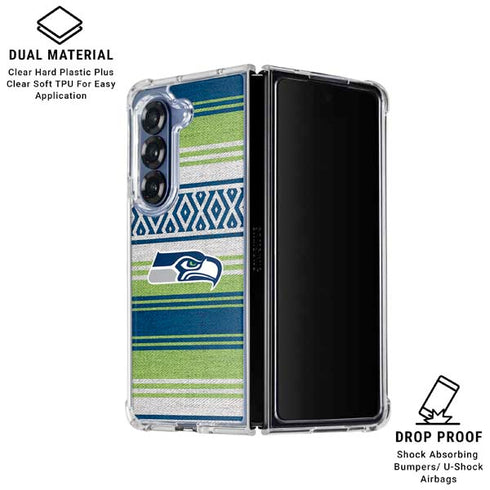 NFL Seattle Seahawks Trailblazer Galaxy Z Fold6 Clear Case
