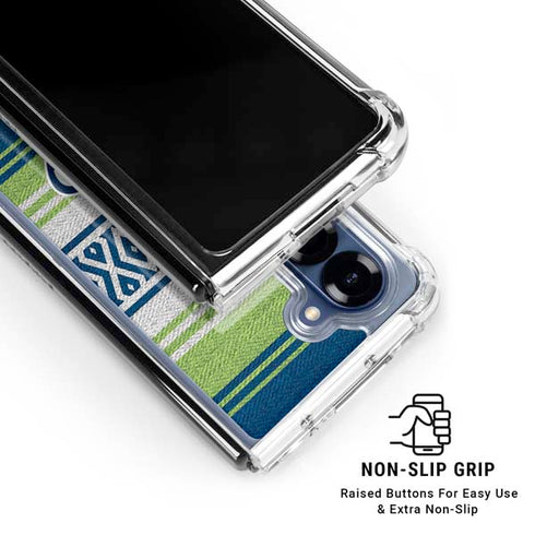 NFL Seattle Seahawks Trailblazer Galaxy Z Fold6 Clear Case