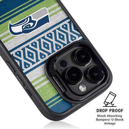 NFL Seattle Seahawks Trailblazer iPhone 13 Pro Kickstand Case