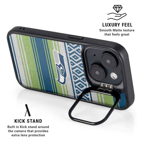 NFL Seattle Seahawks Trailblazer iPhone 14 Kickstand Case