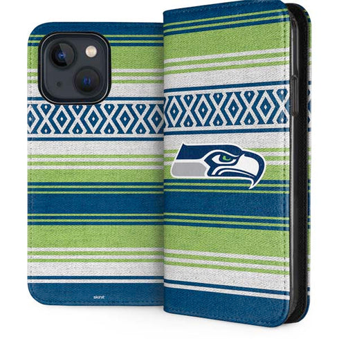 NFL Seattle Seahawks Trailblazer iPhone 14 Plus Folio Case