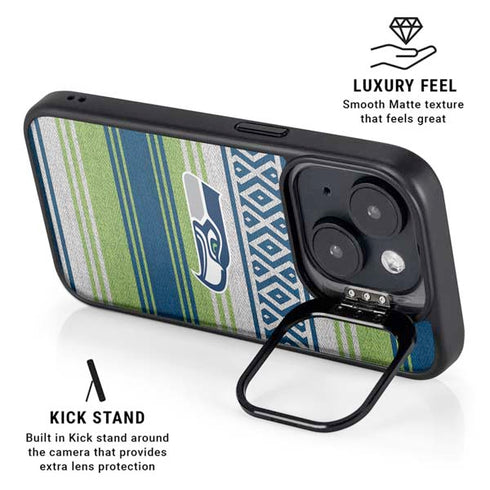 NFL Seattle Seahawks Trailblazer iPhone 14 Plus Kickstand Case