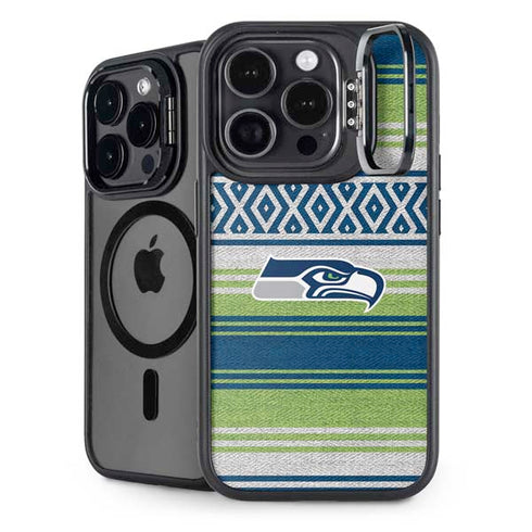 NFL Seattle Seahawks Trailblazer iPhone 14 Pro Max Kickstand Case