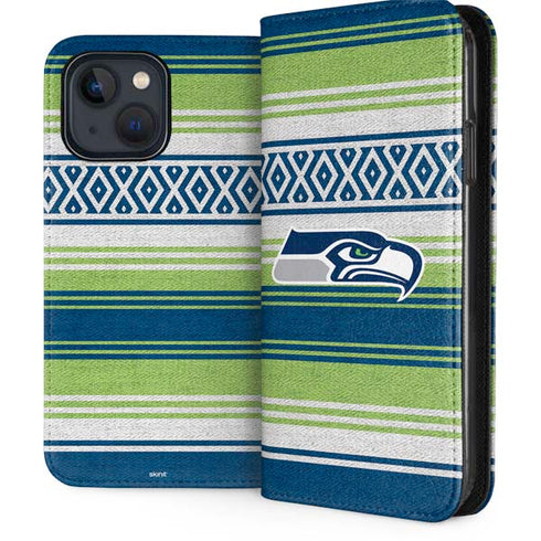 NFL Seattle Seahawks Trailblazer iPhone 15 Plus Folio Case