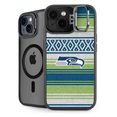 NFL Seattle Seahawks Trailblazer iPhone 15 Plus Kickstand Case