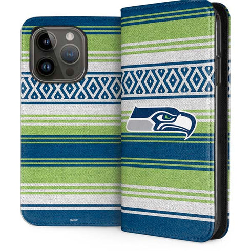 NFL Seattle Seahawks Trailblazer iPhone 15 Pro Folio Case