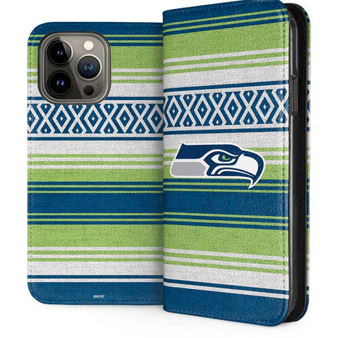NFL Seattle Seahawks Trailblazer iPhone 15 Pro Max Folio Case