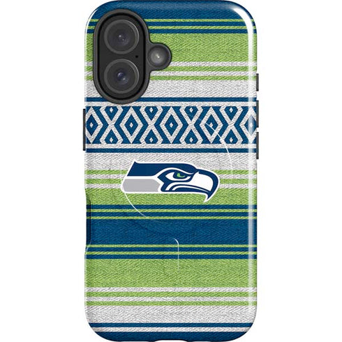 NFL Seattle Seahawks Trailblazer iPhone 16 Magsafe Impact Case