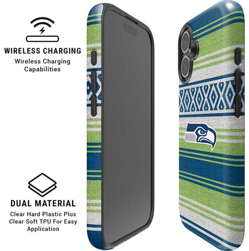 NFL Seattle Seahawks Trailblazer iPhone 16 Magsafe Impact Case