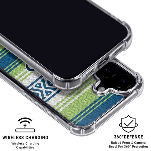 NFL Seattle Seahawks Trailblazer iPhone 16 Plus Clear Case