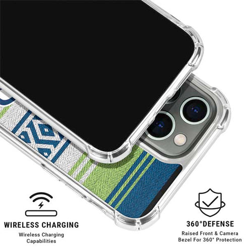 NFL Seattle Seahawks Trailblazer iPhone 16 Pro Max Clear Case