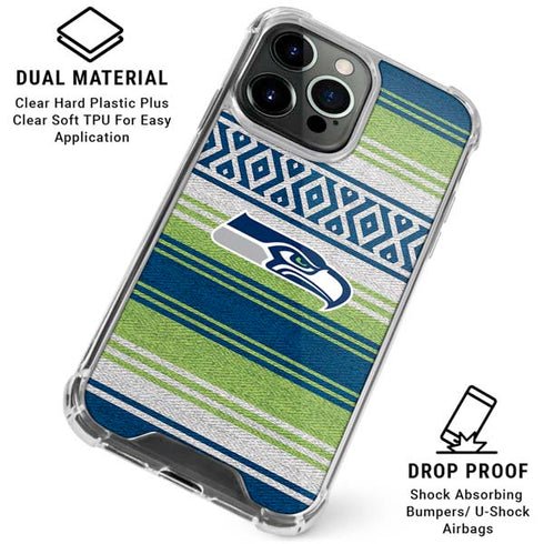 NFL Seattle Seahawks Trailblazer iPhone 16 Pro Max Clear Case